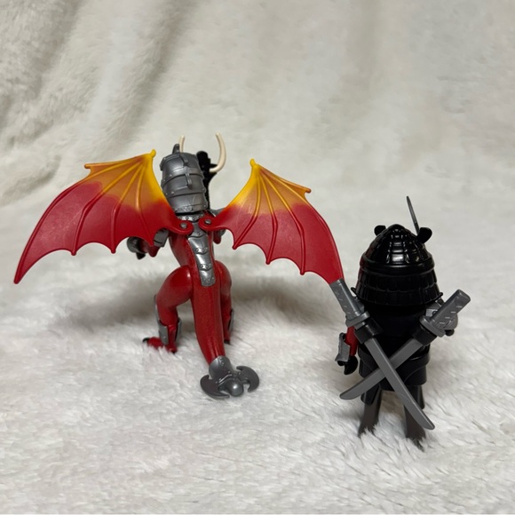 Samurai and Dragon Action Figure Set - Picture 5 of 7